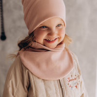 Beanie aus Bio Baumwolle in Rosa