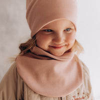 Beanie aus Bio Baumwolle in Rosa