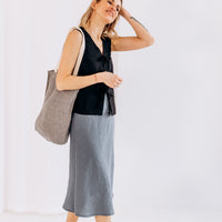 Slipkleid aus Leinen "Ruby"