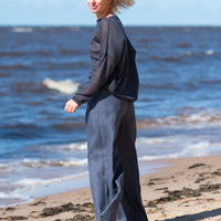 Weite Leinenhose "Elisa" in 4 Farben AW26