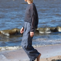 Weite Leinenhose "Elisa" in 4 Farben AW26