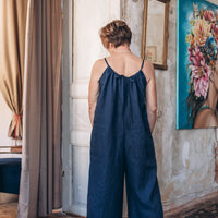 Overall aus leichten Leinen "Paula"