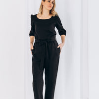 Klassische Hose mit Gürtel "Nora"