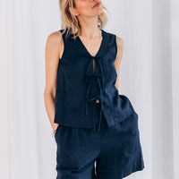 Kurze Leinenshorts "Billy"