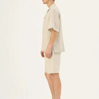 Amabilis Shorts in Melange – Entspannter Sommerkomfort aus Leinen - The Baltic Shop