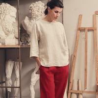 Billberry Top aus Leinen in 2 Farben - The Baltic Shop