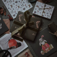 Blumen für die Wintersaison//Kleine, flache Karte - The Baltic Shop