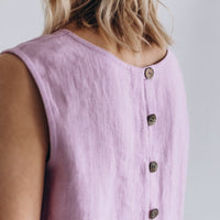 Crop Top aus Leinen "Julia" - The Baltic Shop