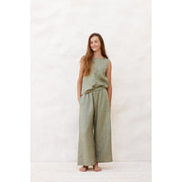 Damentop aus Leinen in 2 Farben - The Baltic Shop
