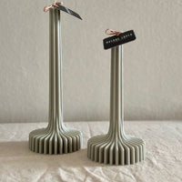 Geometrische Stabkerze aus Rapswachs - The Baltic Shop