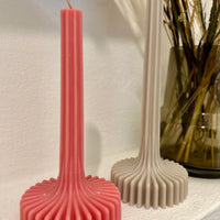 Geometrische Stabkerze aus Rapswachs - The Baltic Shop