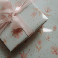 Geschenkpapier mit Rosen - Tulpen, 3 - teiliges Set - The Baltic Shop