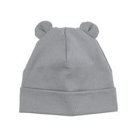 Haube mit Teddy Ohren aus Bio Baumwolle in 2 Farben - The Baltic Shop