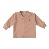 Jacke aus Bio Baumwolle mit Erdbeerstickerei - The Baltic Shop