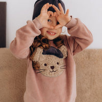 Kinderpullover aus Bio-Baumwollvelours - The Baltic Shop