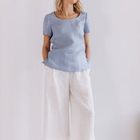 Klassischer Leinentop "Elin" - The Baltic Shop