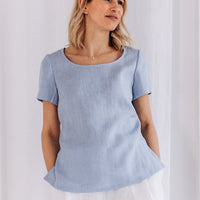 Klassischer Leinentop "Elin" - The Baltic Shop