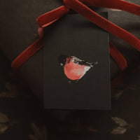 Kleine flache Karte Rotkehlchen - The Baltic Shop