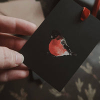 Kleine flache Karte Rotkehlchen - The Baltic Shop