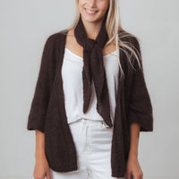 Kleiner Schal aus Mohair und Seide - The Baltic Shop