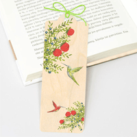Kolibris - Lesezeichen aus Holz - The Baltic Shop