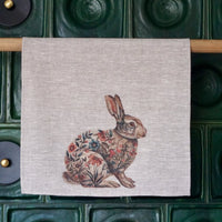 Küchentuch aus 100% Leinen mit Hasenmuster - The Baltic Shop