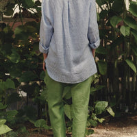 Larch Shirt in Blau - gestreift - The Baltic Shop