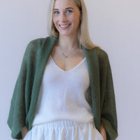 Leichte Rundjacke aus Kid Mohair & Seide - The Baltic Shop
