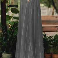 Leinenrock Jasmine in Grau - The Baltic Shop