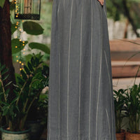 Leinenrock Jasmine in Grau - The Baltic Shop