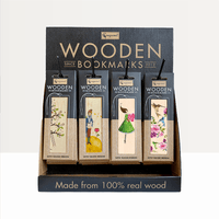 Lesezeichen aus Holz - Blumenherz - The Baltic Shop