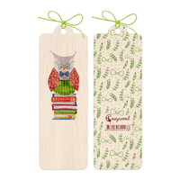 Lesezeichen aus Holz - Eule - The Baltic Shop