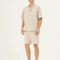 Libertas Shirt in Melange– Moderne Leichtigkeit aus Leinen - The Baltic Shop