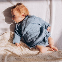 Musselin Wrap Jacke aus Bio Baumwolle in 3 Farben - The Baltic Shop