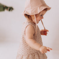 Musselintop mit Rüschen aus Bio Baumwolle in 2 Farben - The Baltic Shop