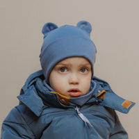 MÜTZE MIT TEDDYOHREN AUS BIO BAUMWOLLE - The Baltic Shop