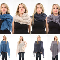 Poncho aus Kidmohair und Seide in 2 Farben - The Baltic Shop