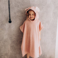 Poncho Badetuch mit Mausohren in 3 Farben - The Baltic Shop