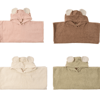 Poncho Badetuch mit Mausohren in 3 Farben - The Baltic Shop