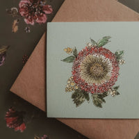 Romantische Blumengrußkarte - The Baltic Shop