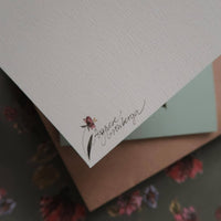 Romantische Blumengrußkarte - The Baltic Shop