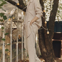 Rondo Shirt Gestreift - Bronze - The Baltic Shop