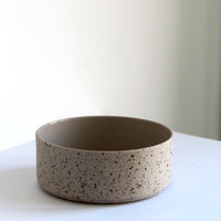 Schale aus Steinzeug - Sand / gesprenkelt - The Baltic Shop