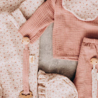 Schnuller Clip aus Musselin in 5 Farben - The Baltic Shop