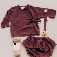 Schnullerclip aus Musselin Bio Baumwolle - The Baltic Shop