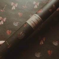 Set aus 3 Stück Weihnachtsstimmung Kraft Geschenkpapier - The Baltic Shop