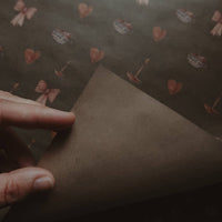 Set aus 3 Stück Weihnachtsstimmung Kraft Geschenkpapier - The Baltic Shop