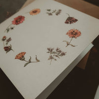 Sommerblumen / Klappkarte - The Baltic Shop