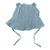 Sonnenhut mit Teddyohren aus Bio Baumwolle in 5 Farben - The Baltic Shop
