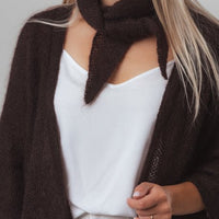 Strickweste in Wabenmuster aus Mohair und Seide - The Baltic Shop